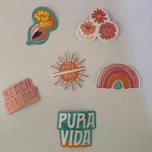 Pura Vida Sticker Set